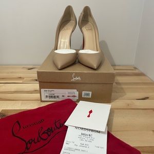 Christian louboutin Nude Iriza size 39